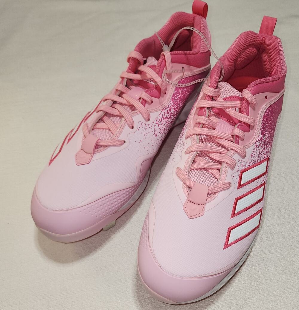 Adidas Icon Bounce 6 “mother’s Day” Pink Mens Baseball Cleats Men's Size 11.5